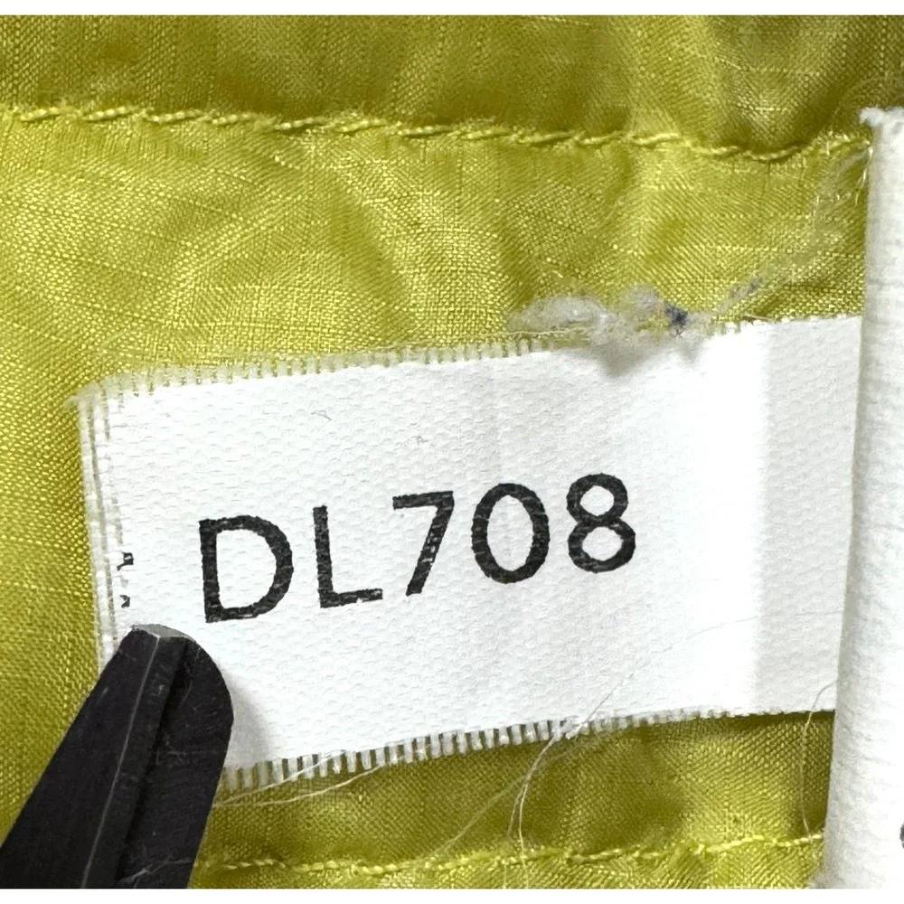 LL Bean Down Puffer Vest Womens XL Yellow Chartreuse Goose Down Lightweight - Picture 14 of 16